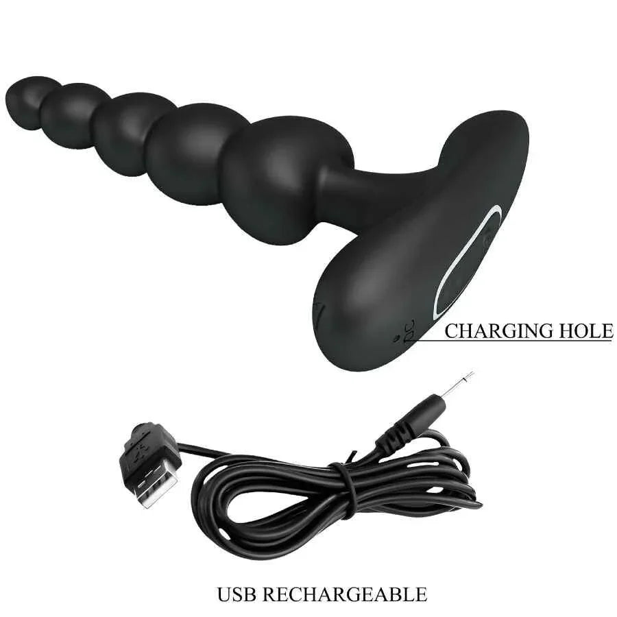 PRETTY LOVE - CORBAN ANALVIBRATOR 10 VIBRATIONEN SCHWARZ - Vanelion Paradise