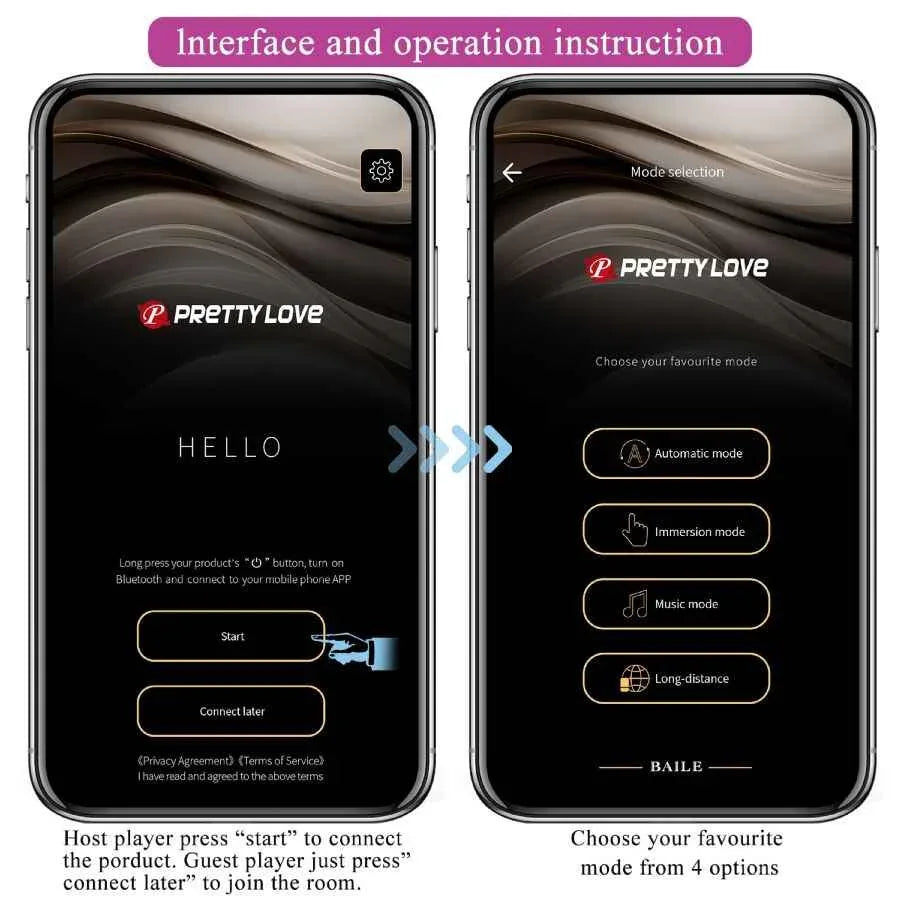 PRETTY LOVE - LEVIATHAN APP-GESTEUERTER VIBRATOR LILA - Vanelion Paradise