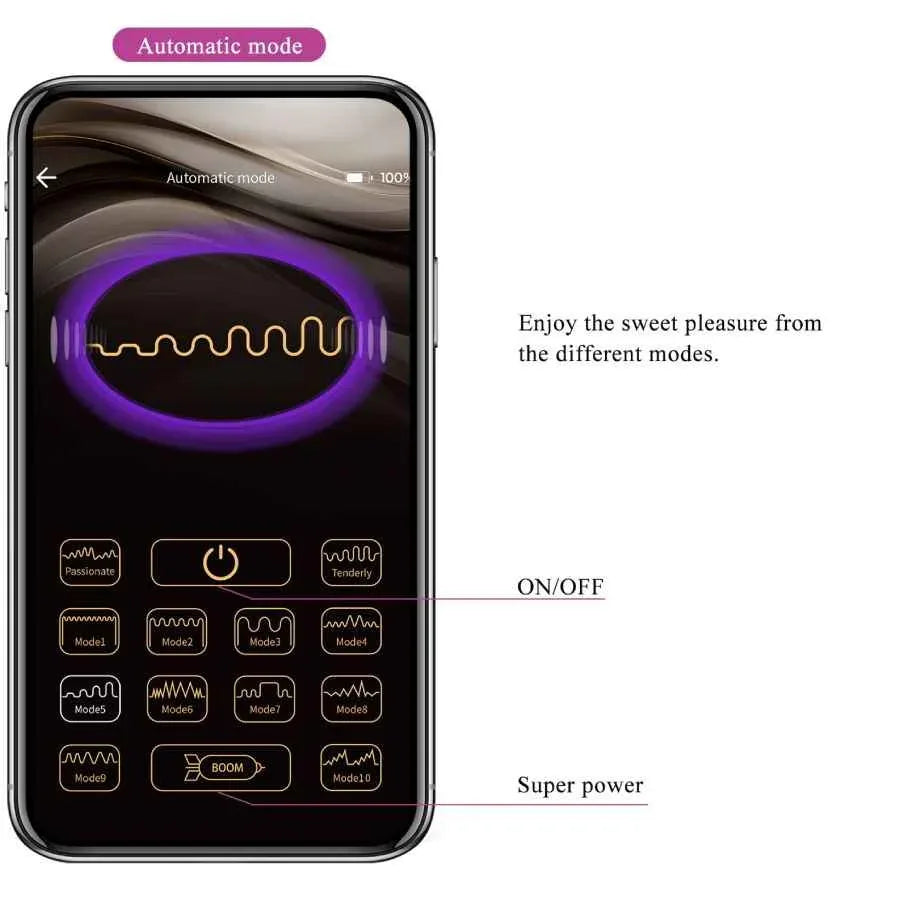 PRETTY LOVE - LEVIATHAN APP-GESTEUERTER VIBRATOR LILA - Vanelion Paradise