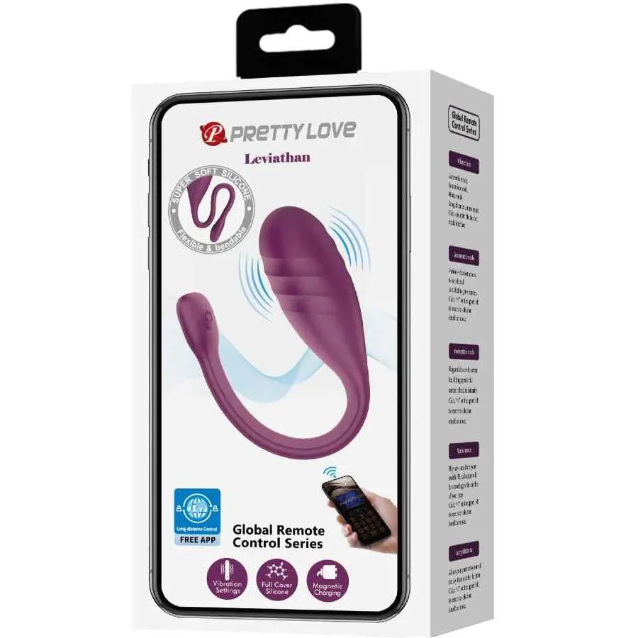 PRETTY LOVE - LEVIATHAN APP-GESTEUERTER VIBRATOR LILA - Vanelion Paradise