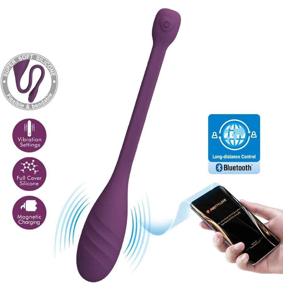 PRETTY LOVE - LEVIATHAN APP-GESTEUERTER VIBRATOR LILA - Vanelion Paradise
