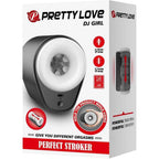 PRETTY LOVE - DJ GIRL MÄNNLICHER MASTURBATOR MIT VIBRATION 5 EINSTELLUNGEN NEGRO - Vanelion Paradise