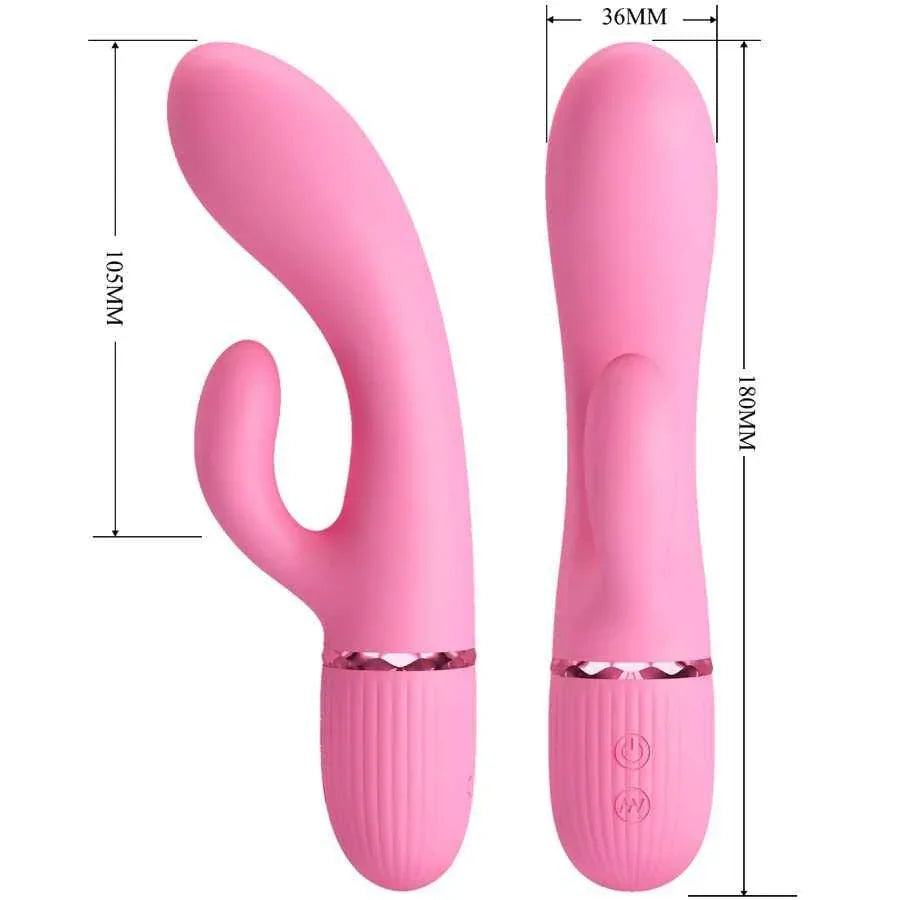 PRETTY LOVE - MARSKI RABBIT VIBRATOR & G-SPOT ROSA - Vanelion Paradise