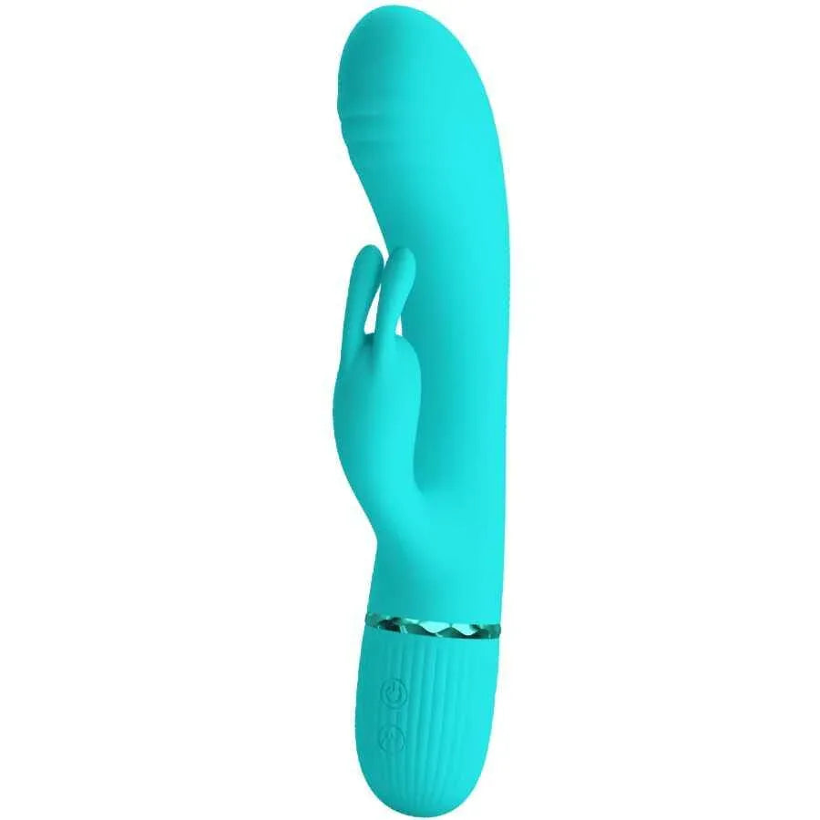 PRETTY LOVE - SCOCCO VIBRATOR RABBIT TÜRKIS - Vanelion Paradise