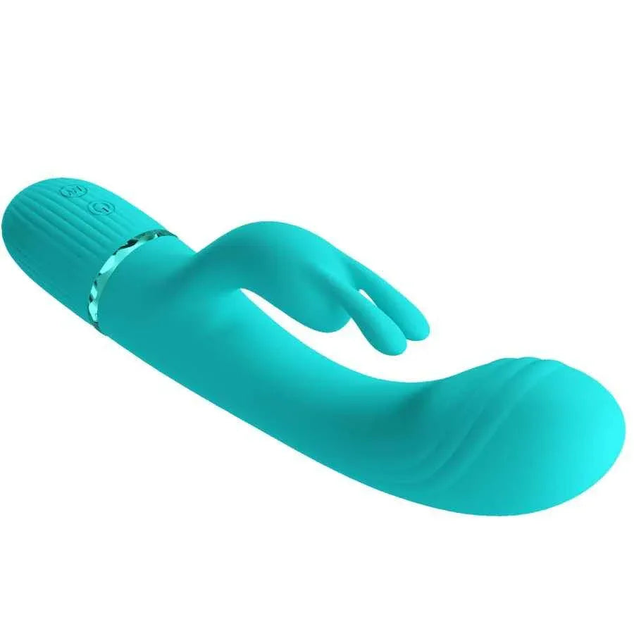 PRETTY LOVE - SCOCCO VIBRATOR RABBIT TÜRKIS - Vanelion Paradise