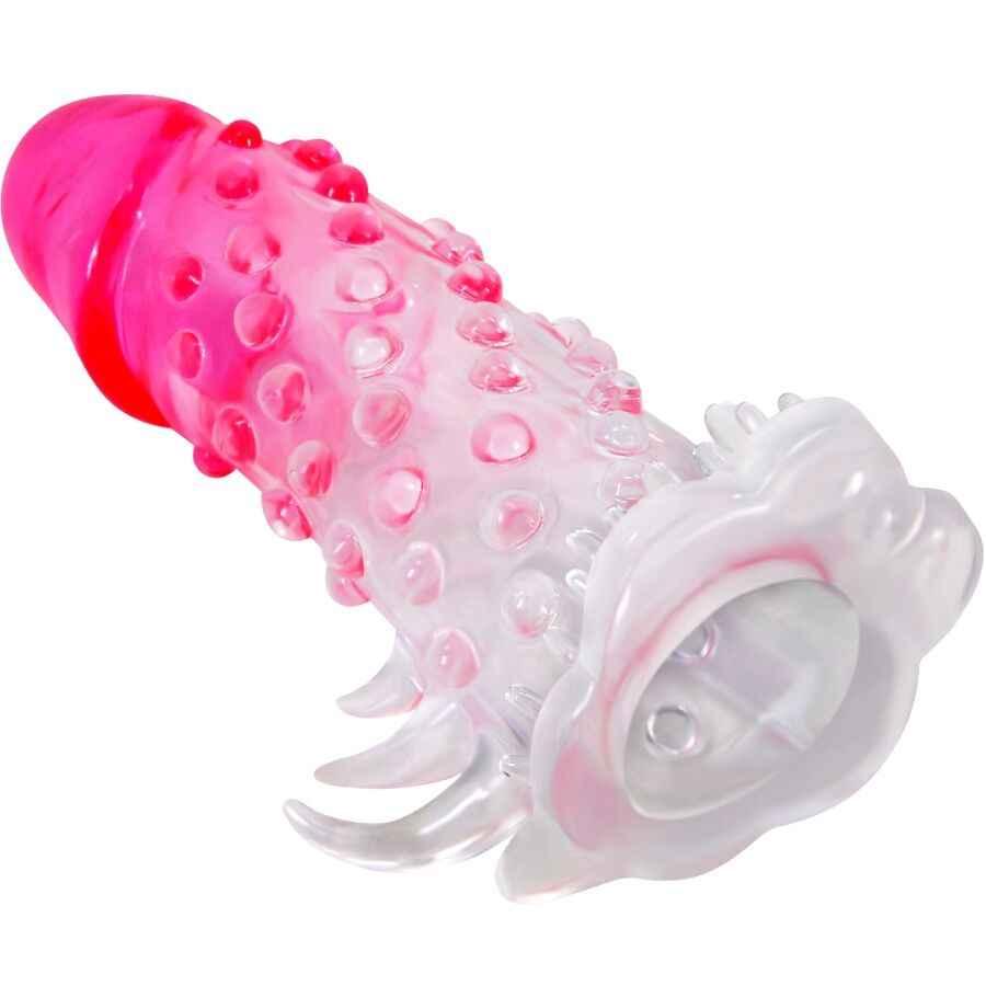 PRETTY LOVE - WILFORD REALISTISCHE VERGRÖSSERUNGSHÜLSE MIT GEPRÄGTEM PENIS ROSA - Vanelion Paradise