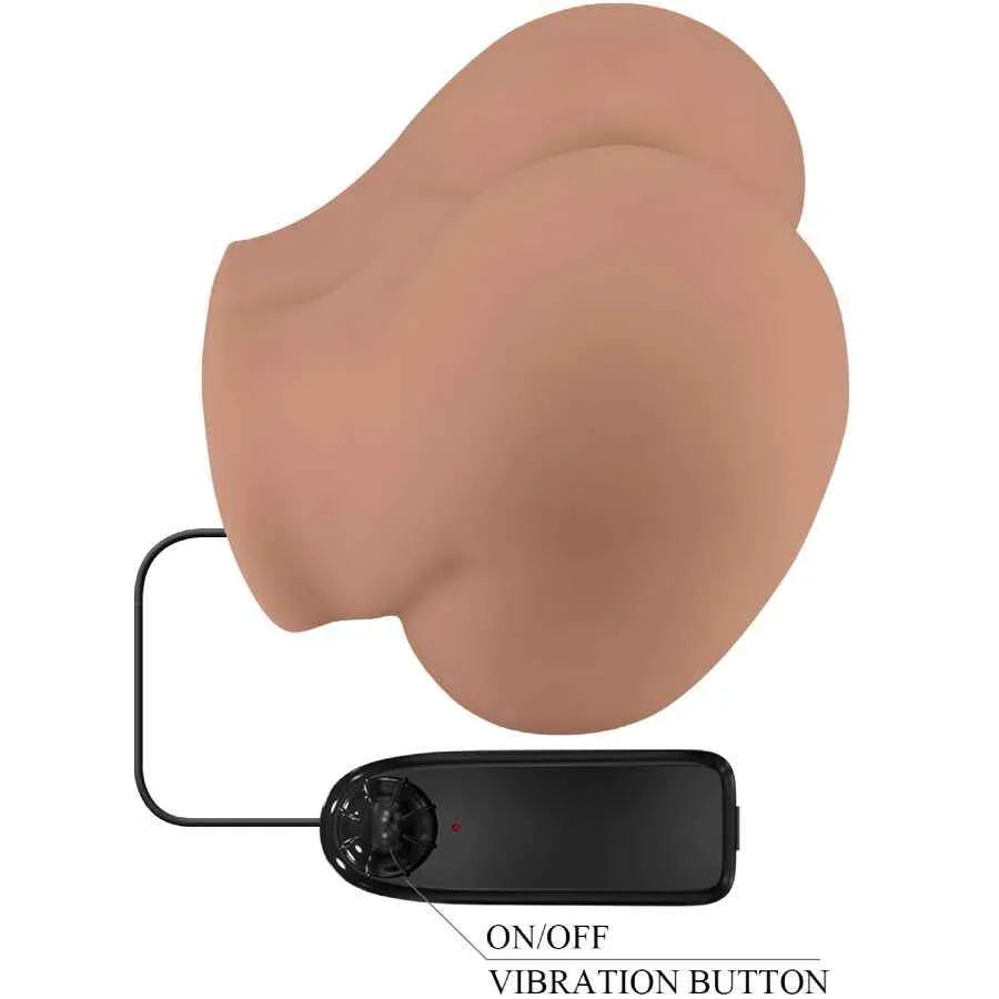 CRAZY BULL - BERNACE ASS VIBRATOR MIT REALISTISCHER VAGINA UND ANUS FLESH FERNBEDIENUNG - Vanelion Paradise