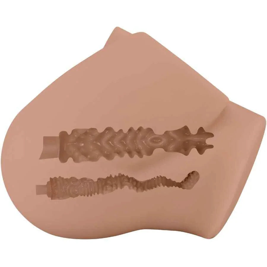 CRAZY BULL - BERNACE ASS VIBRATOR MIT REALISTISCHER VAGINA UND ANUS FLESH FERNBEDIENUNG - Vanelion Paradise