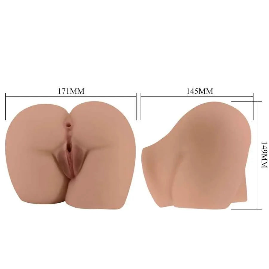 CRAZY BULL - BERNACE ASS VIBRATOR MIT REALISTISCHER VAGINA UND ANUS FLESH FERNBEDIENUNG - Vanelion Paradise