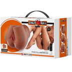 CRAZY BULL - BERNACE ASS VIBRATOR MIT REALISTISCHER VAGINA UND ANUS FLESH FERNBEDIENUNG - Vanelion Paradise