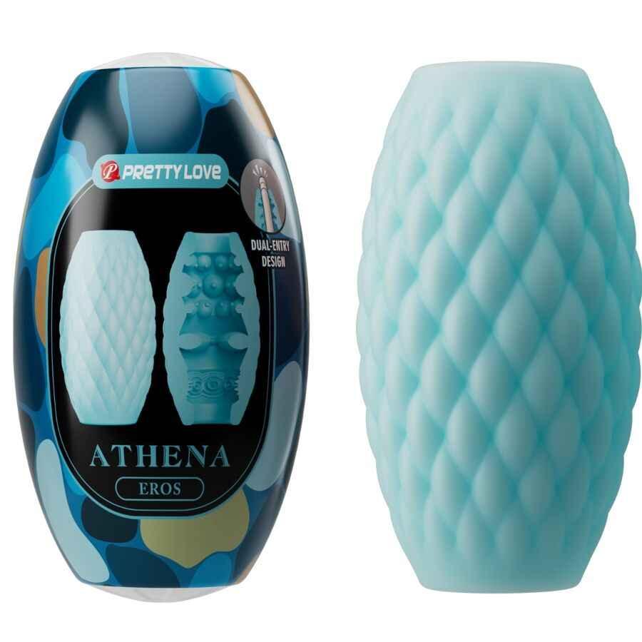 PRETTY LOVE - ATHENA EROS MÄNNLICHER MASTURBATOR AUS SILIKON, HIMMELBLAU - Vanelion Paradise
