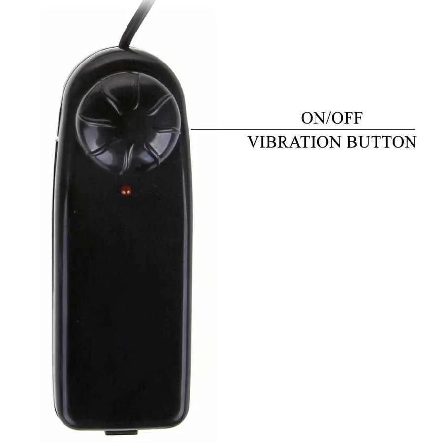 PRETTY LOVE - UNIVERSAL HARNESS SLIP MIT VIBRIERENDEM UND SQUIRTING-DILDO 15,5 CM MULATO - Vanelion Paradise