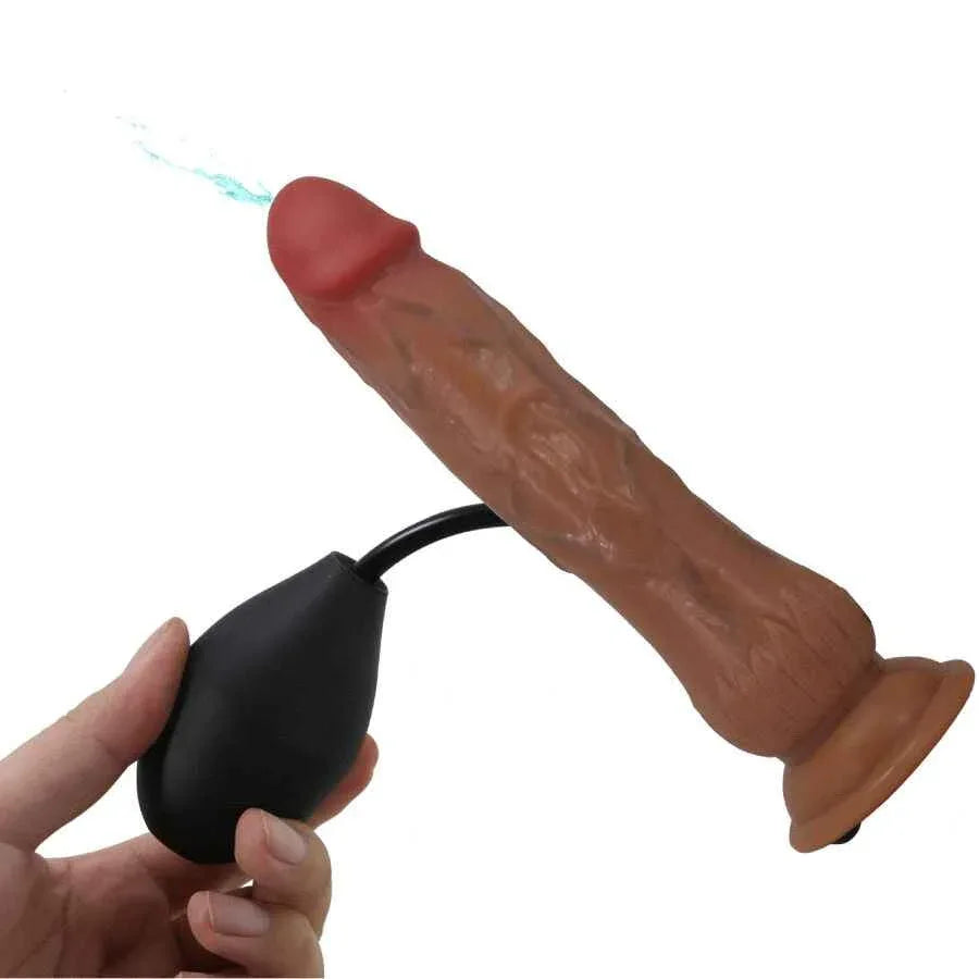 PRETTY LOVE - KYTON UNIVERSAL HARNESS SLIP MIT SQUIRTING DILDO 19 CM MULATO - Vanelion Paradise