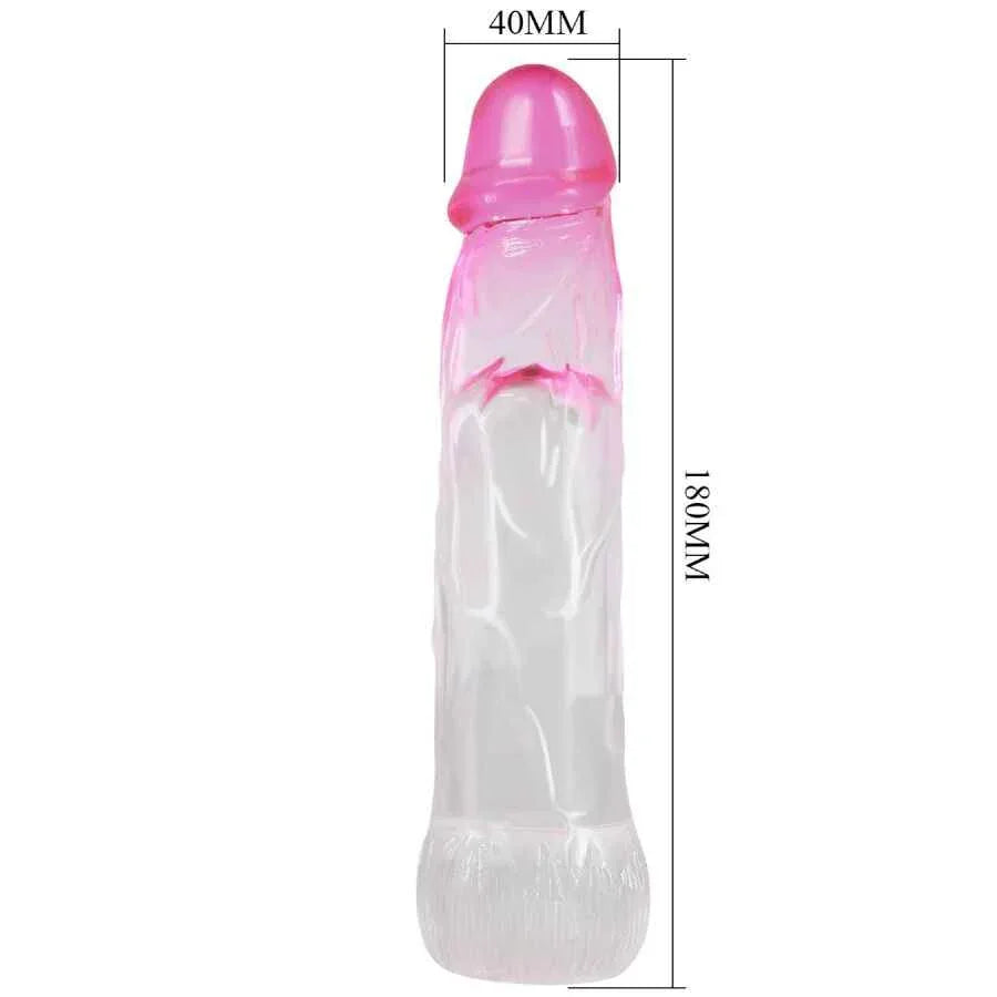 PRETTY LOVE - NERON REALISTISCHE 6 CM PENISVERGRÖSSERUNGSHÜLSE ROSA - Vanelion Paradise