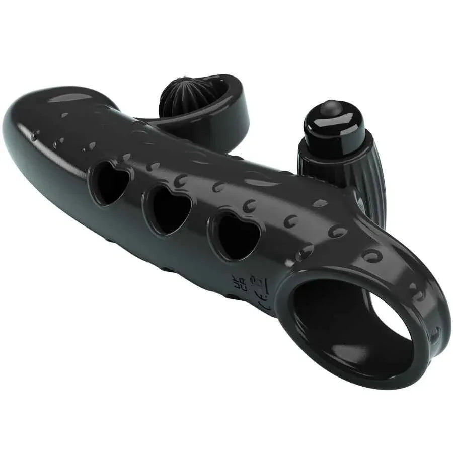 ROMANCE - VIBRIERENDE PENISHÜLLE SCHWARZ - Vanelion Paradise