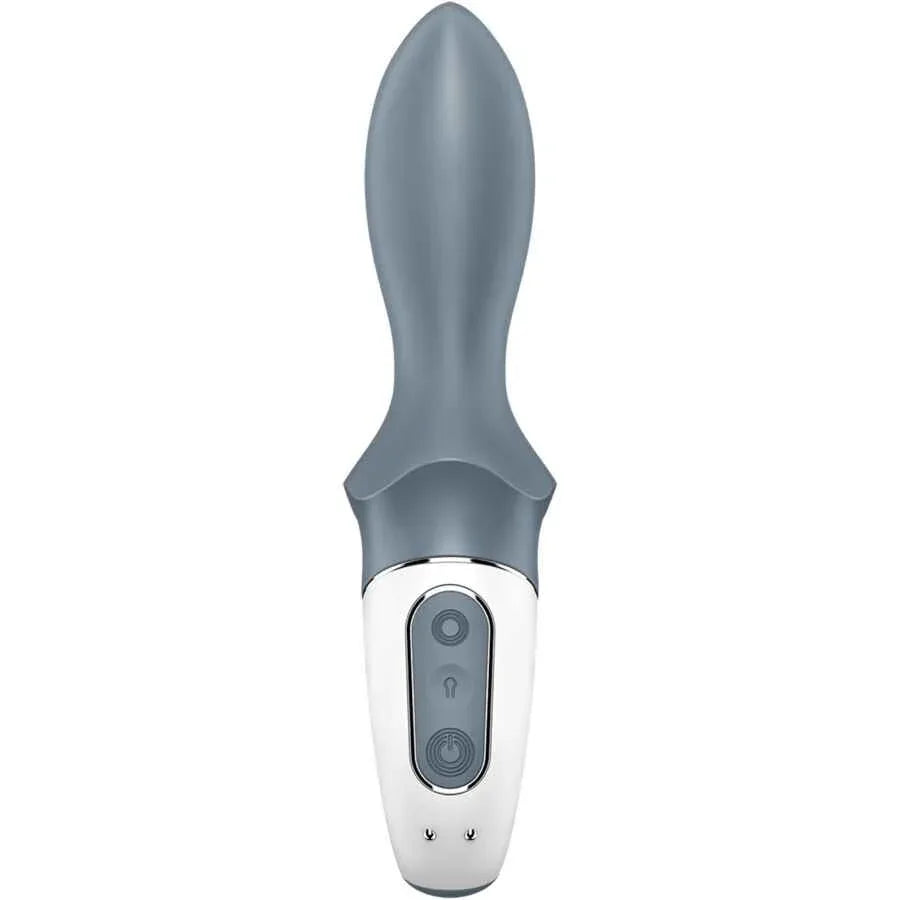 SATISFYER - AIR PUMP BOOTY 1 ANAL AUFBLASBARER VIBRATOR GRAU - Vanelion Paradise