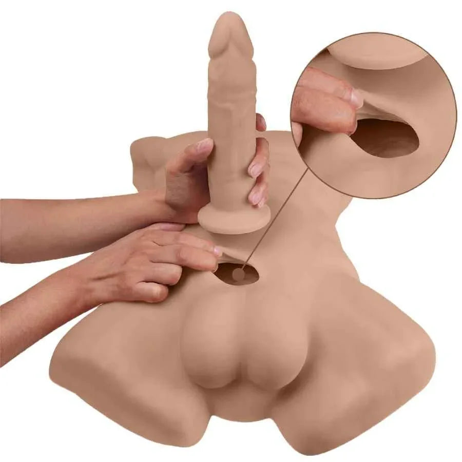 SILEXD - APOLLO L REALISTISCHER MÄNNLICHER TORSO KARAMELL - Vanelion Paradise