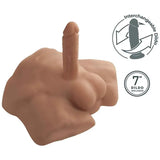 SILEXD - APOLLO S REALISTISCHER MÄNNLICHER HALBTORSO KARAMELL - Vanelion Paradise