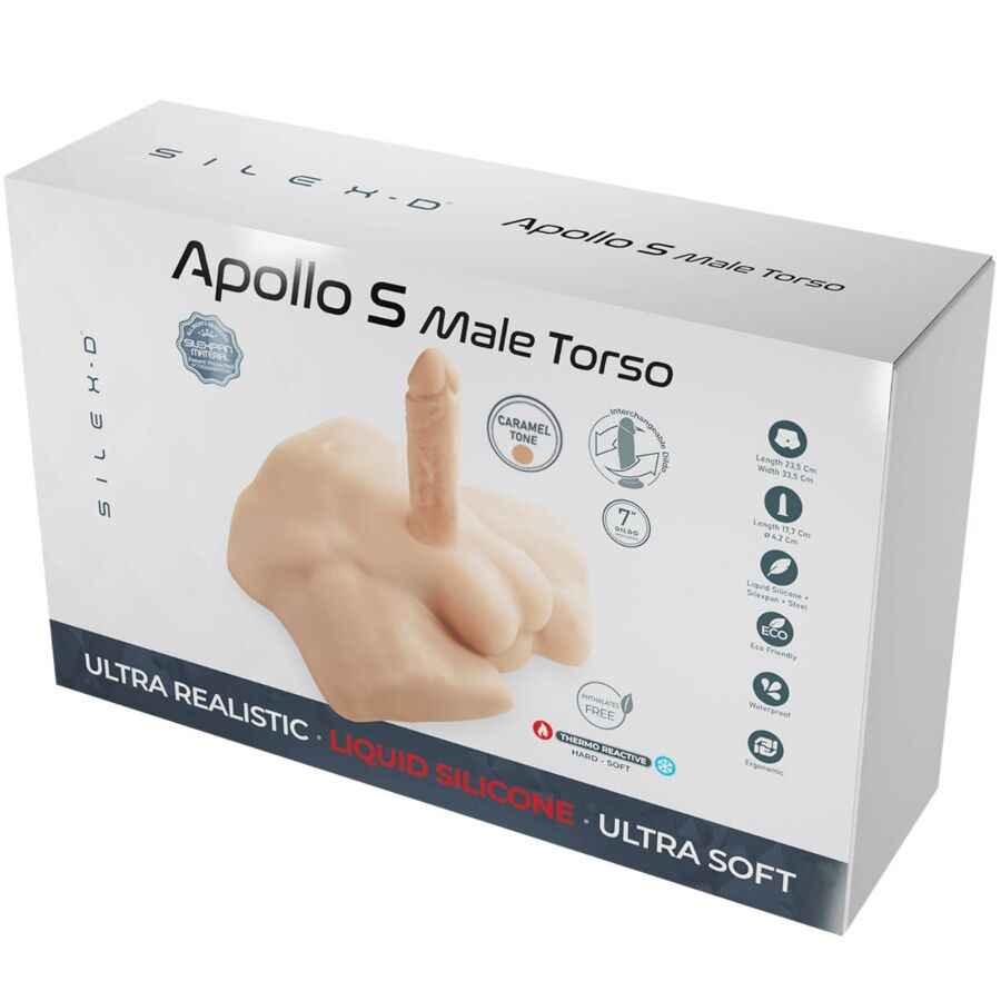 SILEXD - APOLLO S REALISTISCHER MÄNNLICHER HALBTORSO KARAMELL - Vanelion Paradise