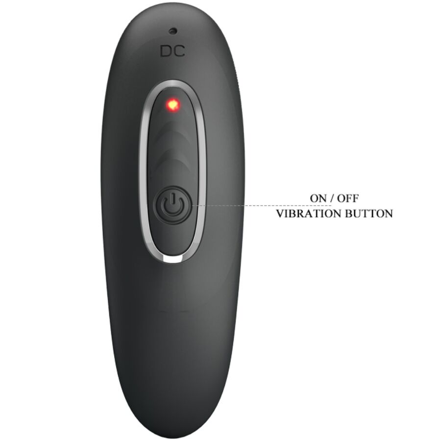 PRETTY LOVE - REMINGTON ANAL- UND VAGINAL-VIBRATIONSMASSAGER SCHWARZ