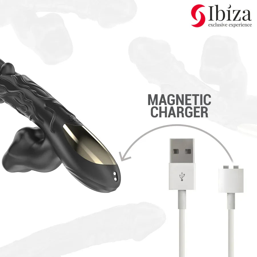 IBIZA - VIBRATOR UND KLITORIS-STIMULATOR MIT BEISS- UND ROTATIONSEFFEKT - Vanelion Paradise