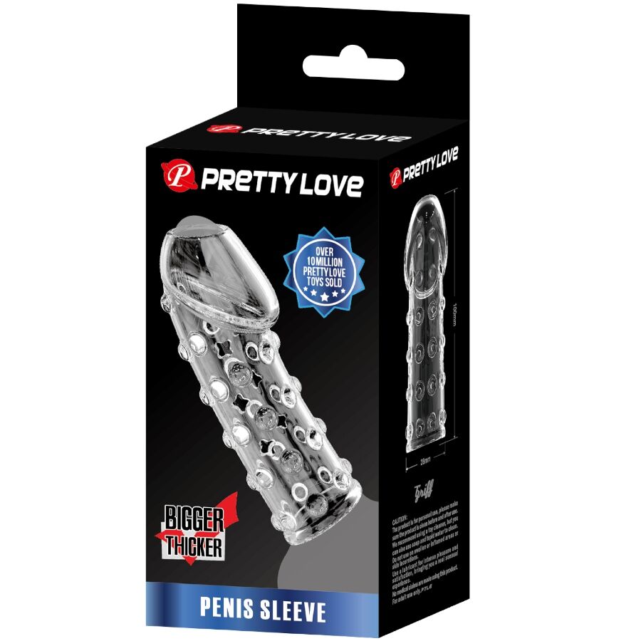 Pretty Love Enge & Voluminöse Penishülle Transparent