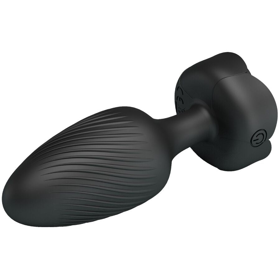 Pretty Love Varian Anal Plug mit LED-Licht Schwarz 10,8 cm