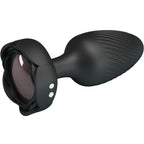 Pretty Love Varian Anal Plug mit LED-Licht Schwarz 10,8 cm
