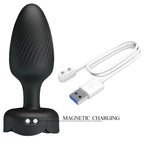 Pretty Love Varian Anal Plug mit LED-Licht Schwarz 10,8 cm
