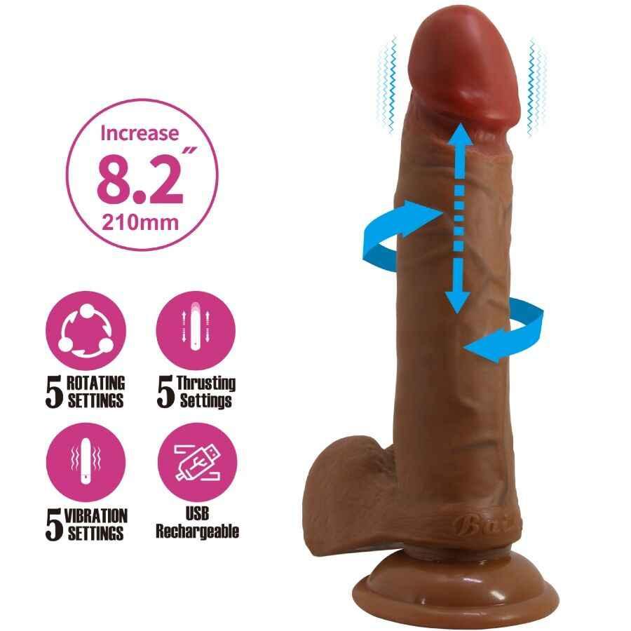 BAILE - ABEL REALISTISCHER DILDO 21 CM MULATTE - Vanelion Paradise