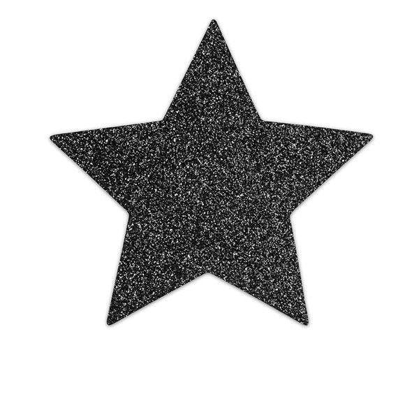 BIJOUX - INDISCRETS SCHWARZE STAR-FLASH-NIPPELKAPPEN - Vanelion Paradise