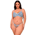 SUBBLIME - 957629 BH- UND SLIP-SET MIT BLUMENSTICKEREI, HIMMELBLAU, S/M - Vanelion Paradise