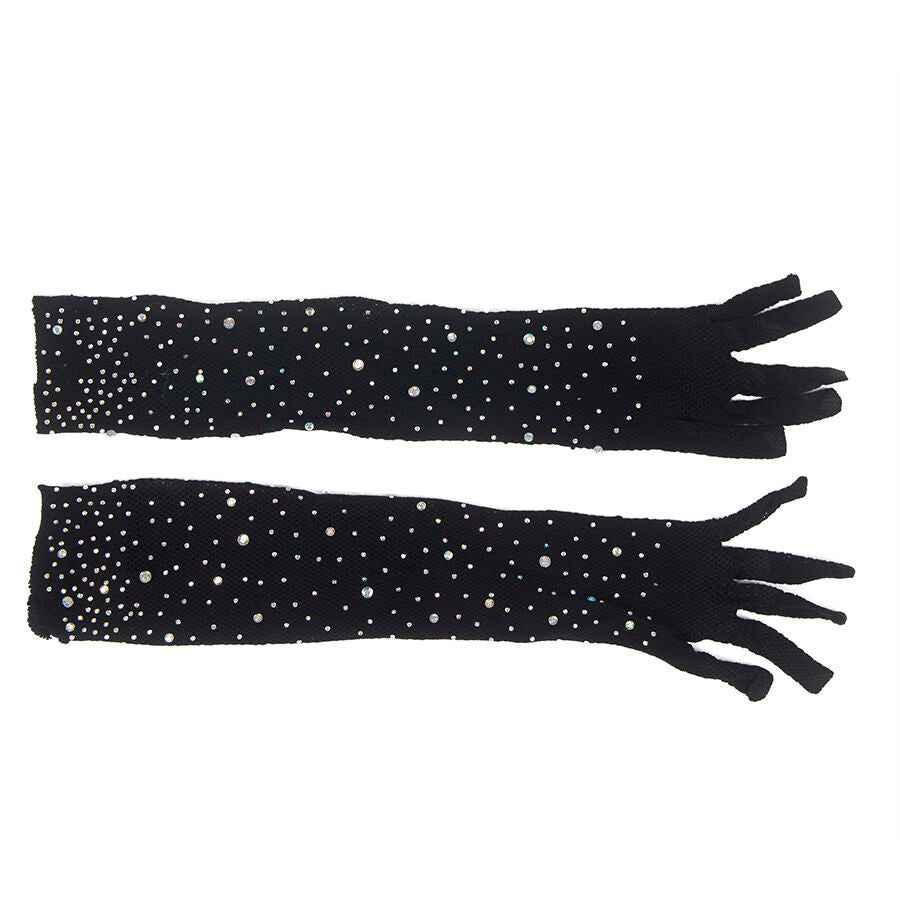 SUBBLIME - 957469SHINE TRANSPARENTE HANDSCHUHE SCHWARZ S/M - Vanelion Paradise