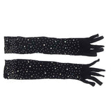 SUBBLIME - 957469SHINE TRANSPARENTE HANDSCHUHE SCHWARZ S/M - Vanelion Paradise