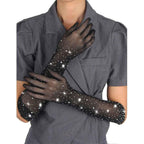 SUBBLIME - 957469SHINE TRANSPARENTE HANDSCHUHE SCHWARZ S/M - Vanelion Paradise