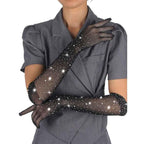 SUBBLIME - 957469SHINE TRANSPARENTE HANDSCHUHE SCHWARZ S/M - Vanelion Paradise