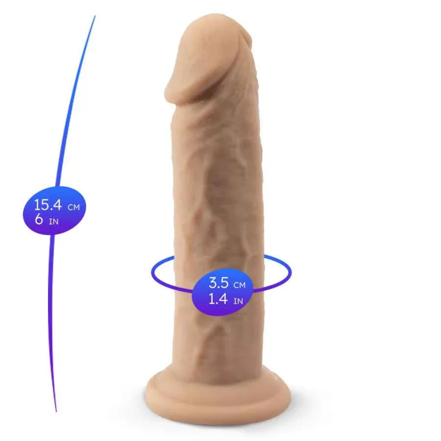SILEXD - REALISTISCHES PENISMODELL 2 PREMIUM THERMOAKTIVES SILIKON 15,4 CM - Vanelion Paradise