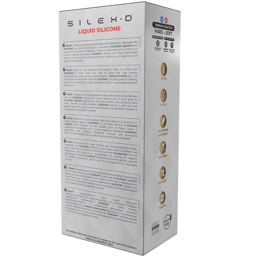 SILEXD - REALISTISCHES PENISMODELL 9 FLÜSSIGE SILIKON 22,8 CM - Vanelion Paradise