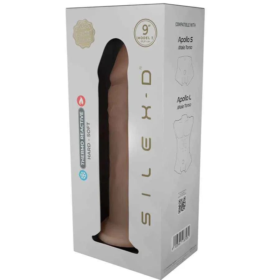 SILEXD - REALISTISCHES PENISMODELL 9 FLÜSSIGE SILIKON 22,8 CM - Vanelion Paradise