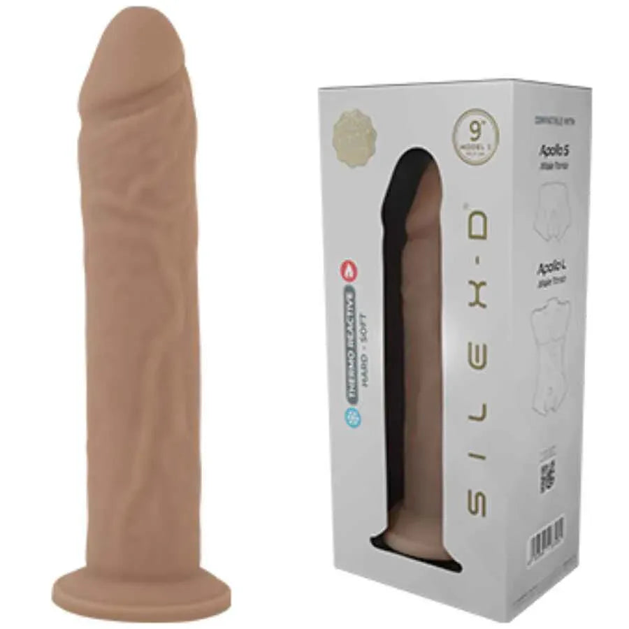 SILEXD - REALISTISCHES PENISMODELL 9 FLÜSSIGE SILIKON 22,8 CM - Vanelion Paradise