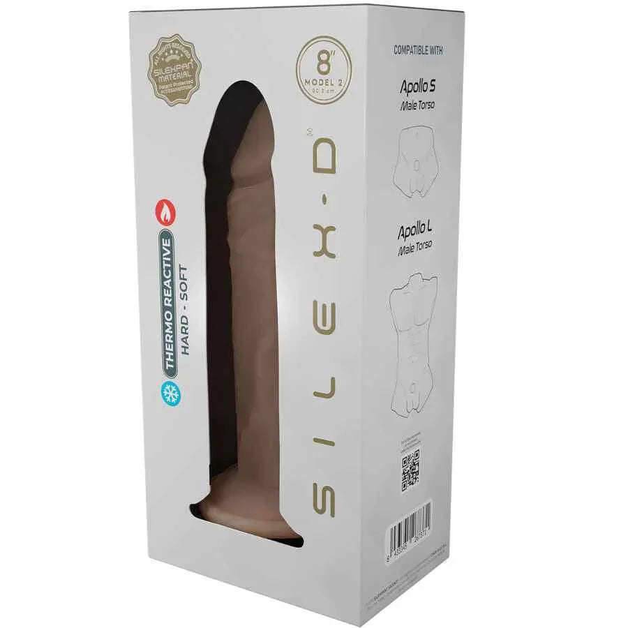 SILEXD - REALISTISCHES PENISMODELL 8 FLÜSSIGE SILIKON 20,6 CM - Vanelion Paradise