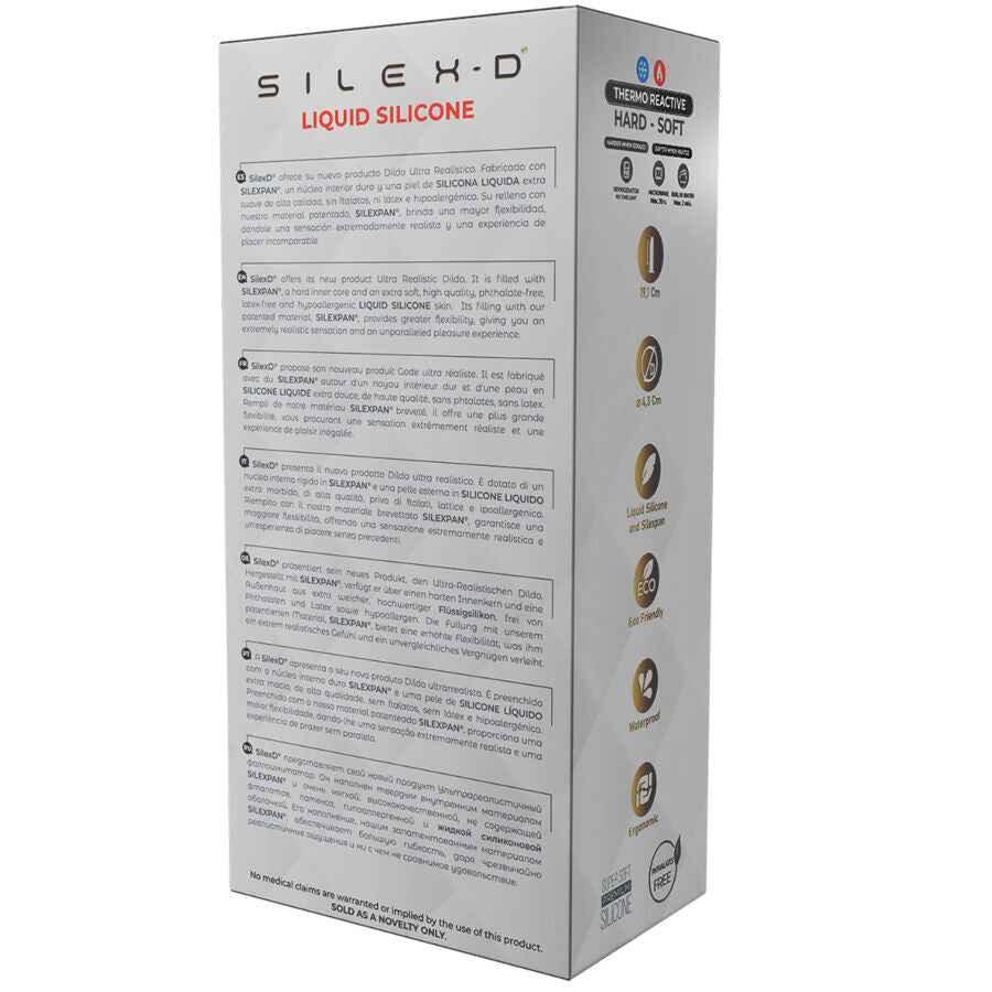 SILEXD - REALISTISCHES PENISMODELL 8 FLÜSSIGE SILIKON 20,6 CM - Vanelion Paradise