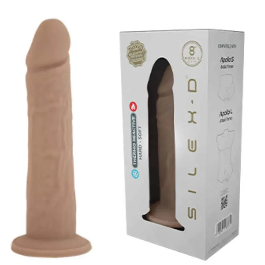 SILEXD - REALISTISCHES PENISMODELL 8 FLÜSSIGE SILIKON 20,6 CM - Vanelion Paradise