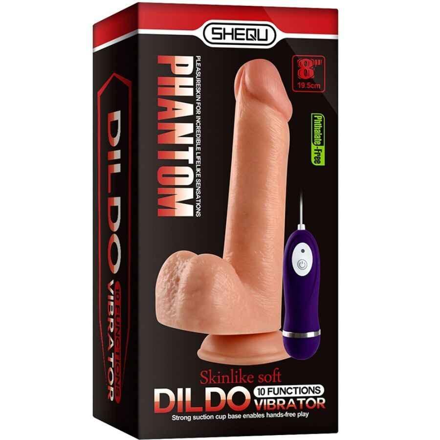 SHEQU - ADAM VIBRATORDILDO MIT FERNBEDIENUNG 21 CM - Vanelion Paradise