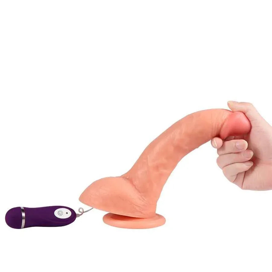 SHEQU - BEAST VIBRIERENDER DILDO MIT FERNBEDIENUNG 24,5 CM - Vanelion Paradise