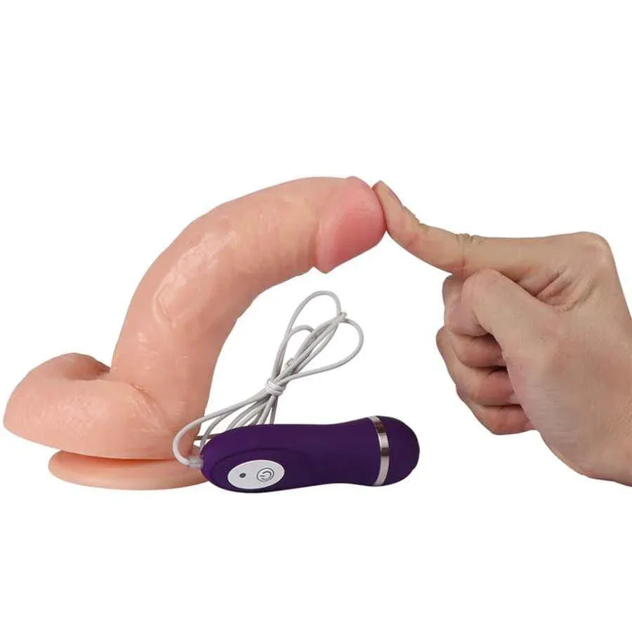 SHEQU - KASSADIN VIBRATORDILDO MIT FERNBEDIENUNG 17,5 CM - Vanelion Paradise