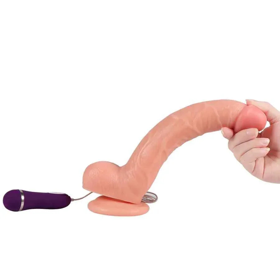 SHEQU - OPTIMUS VIBRIERENDER DILDO MIT FERNBEDIENUNG 28 CM - Vanelion Paradise
