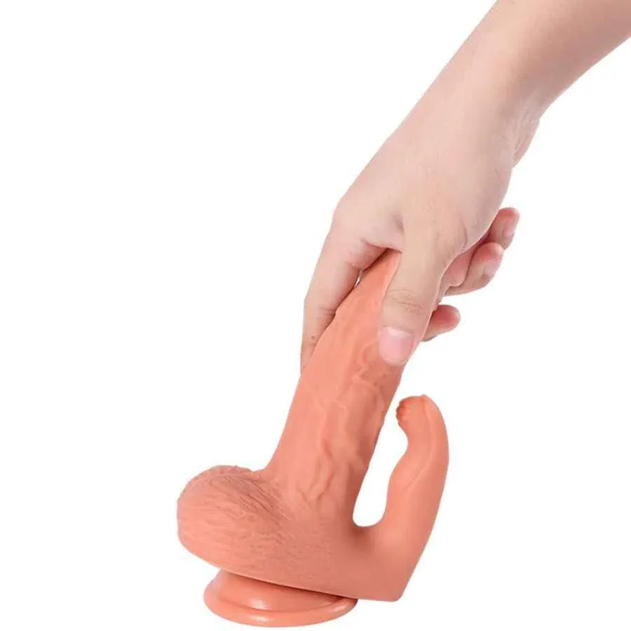 SHEQU - HAYDEN DILDO UND KLITORISSTIMULATOR MIT VIBRATION UND FERNBEDIENUNG 16 CM - Vanelion Paradise