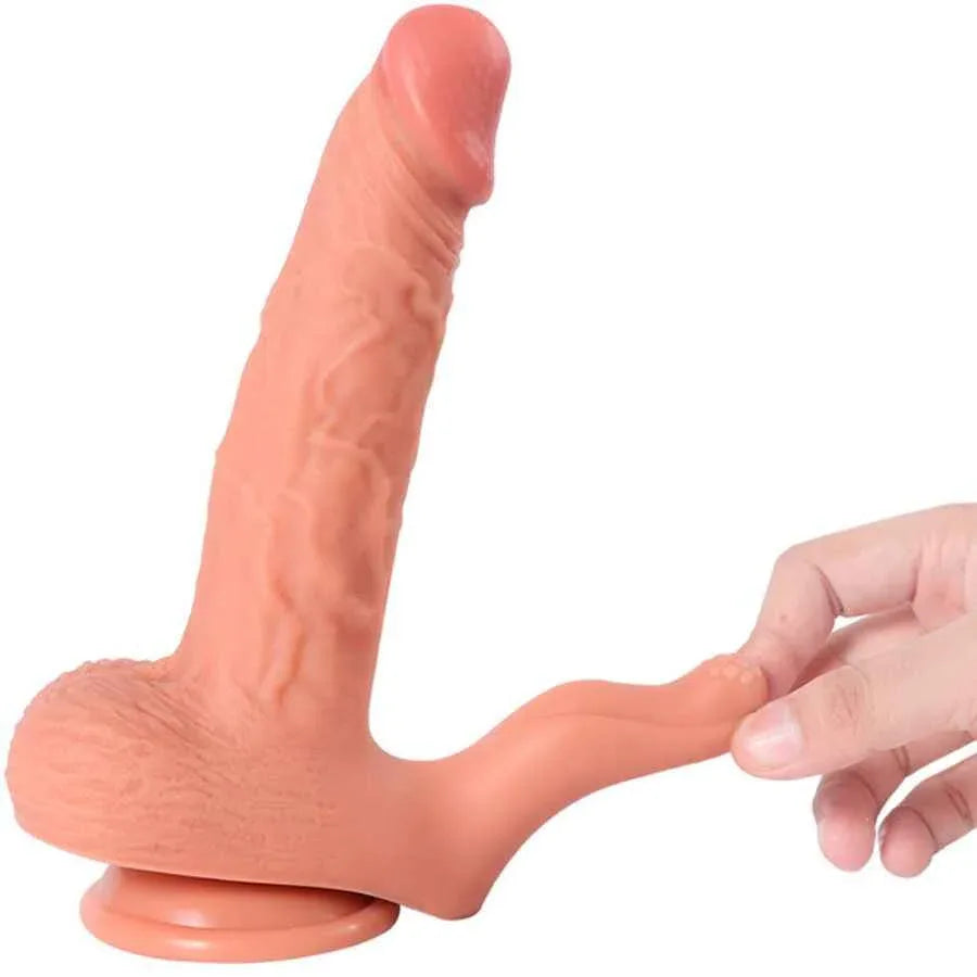 SHEQU - HAYDEN DILDO UND KLITORISSTIMULATOR MIT VIBRATION UND FERNBEDIENUNG 16 CM - Vanelion Paradise