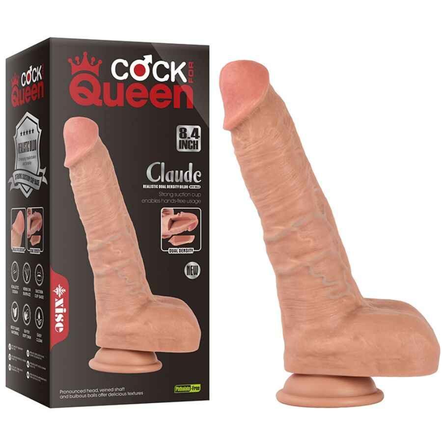 XISE - CLAUDE REALISTISCHER DILDO MIT DOPPELTER DICHTE 16,5 CM - Vanelion Paradise